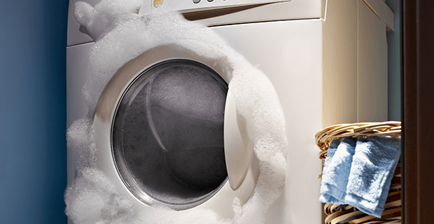 چگونه کف ماشین لباس شویی را کم کنیم؟